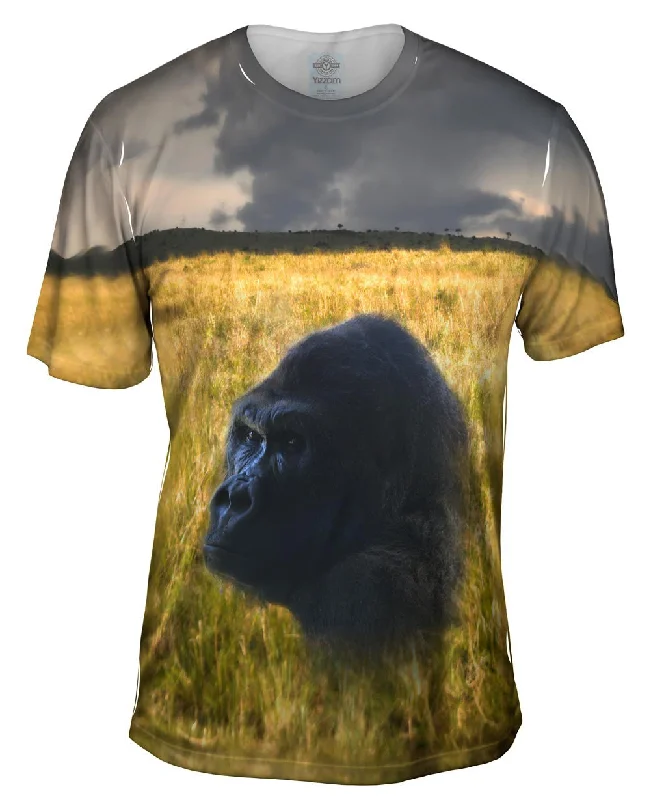 Animal Print T-Shirt-Monkey 002