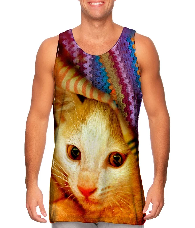 Gym Sleeveless Shirt-Mom Pillow Kitten