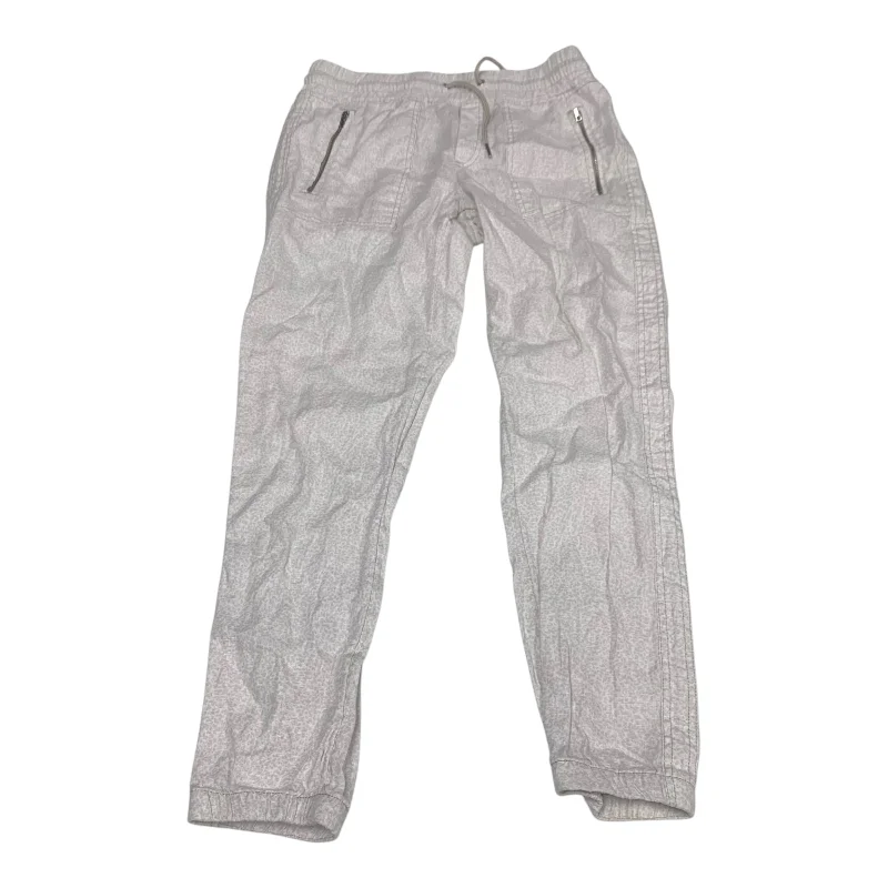 Comfortable Track Pants-Athletic Pants By Athleta In White, Size: S