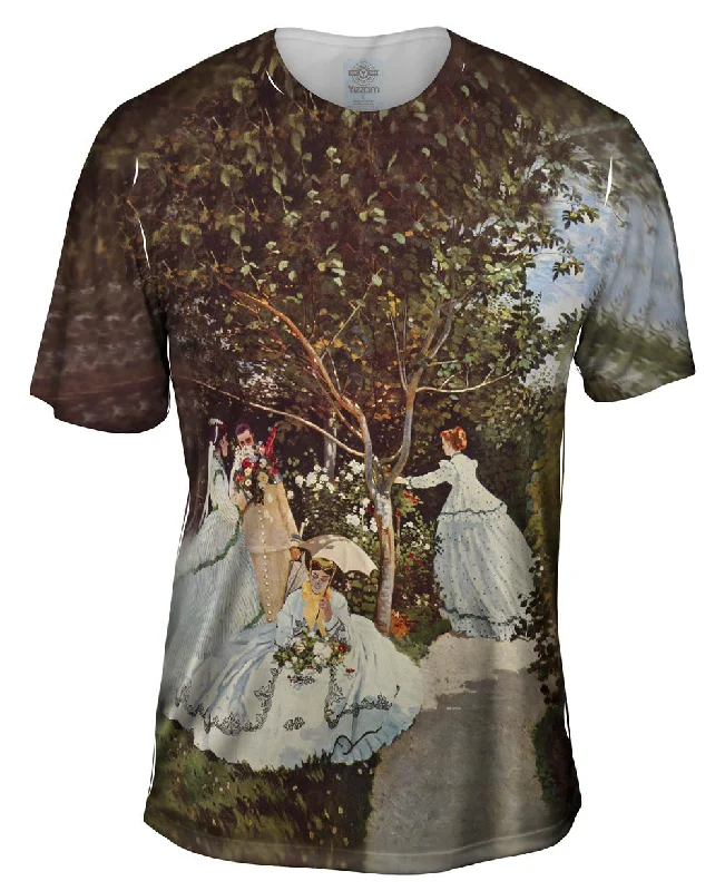 Minimalist T-Shirt-Monet -"Women in the Garden" (1886)