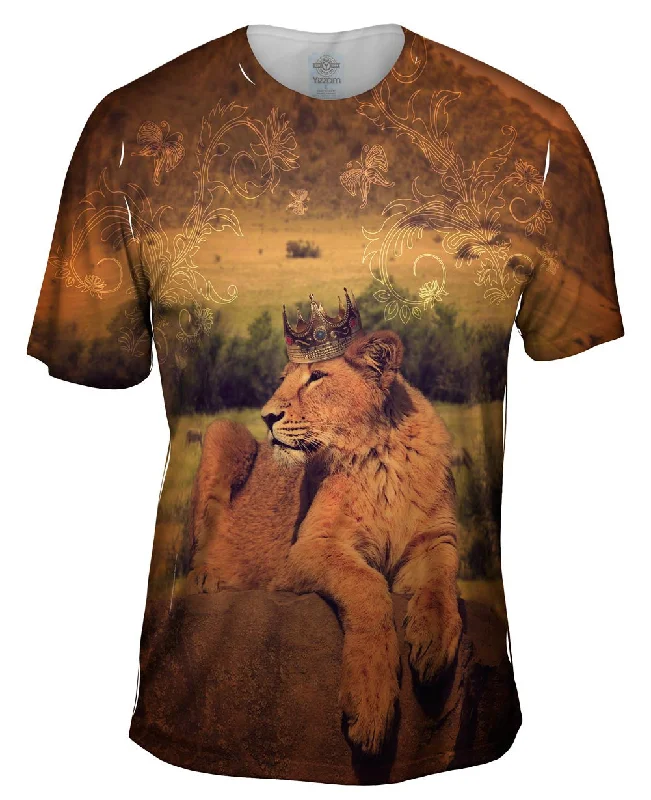 Football Graphic T-Shirt-Lion Prince