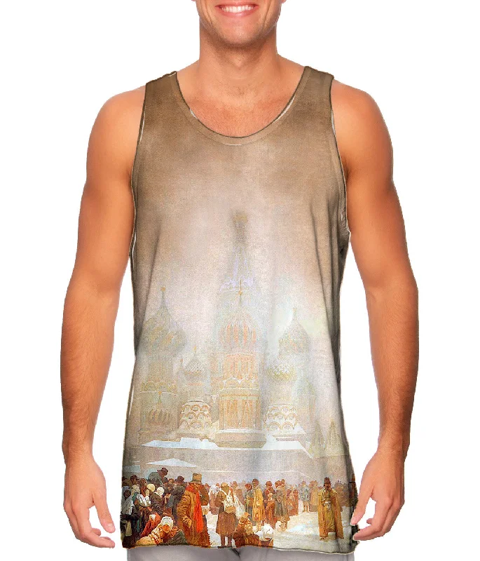 Athletic Workout Tank-Mucha - "The Abolition of Serfdom in Russia" (1914)