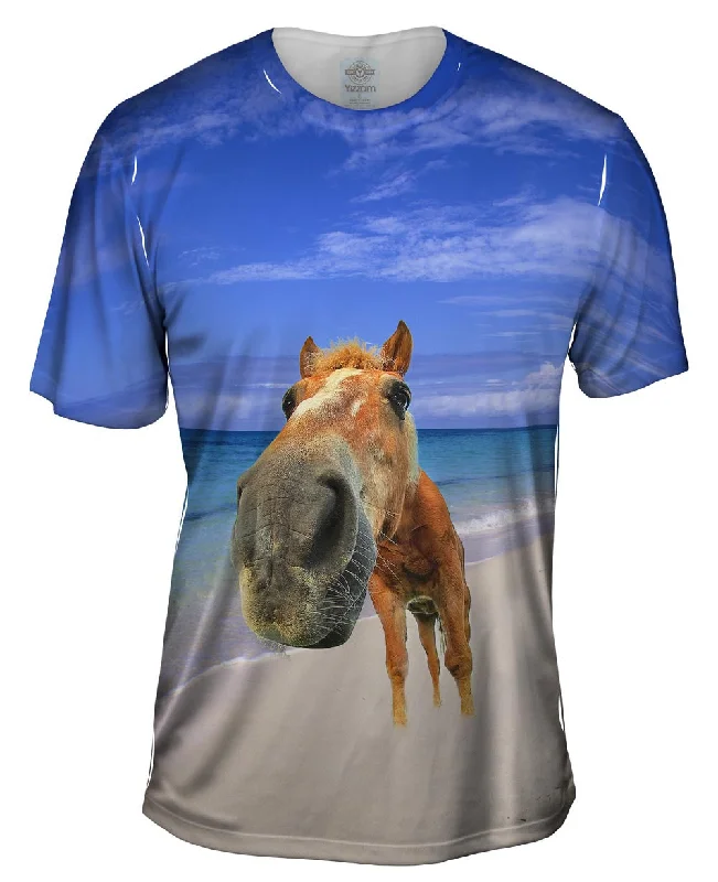 Logo Design T-Shirt-Horse Beach Snout