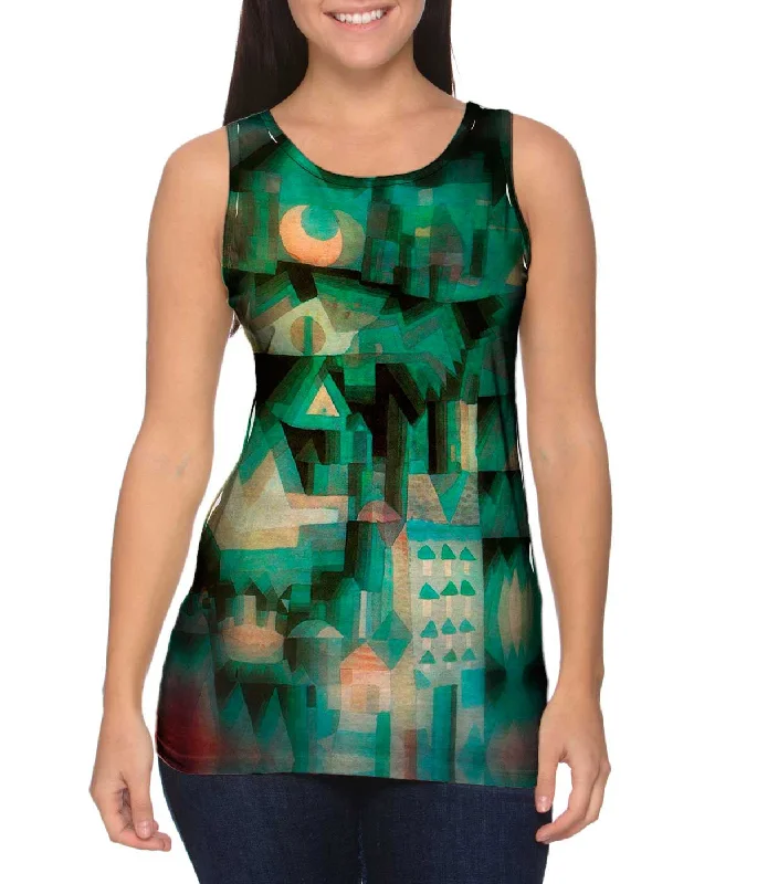 Customizable Tank Top-Paul Klee - "Dream City" (1921)