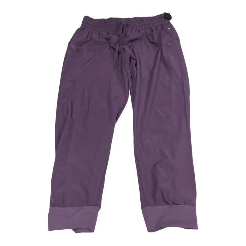 Tailored Wool Pants-Athletic Pants By Cali Sport In Purple, Size: L