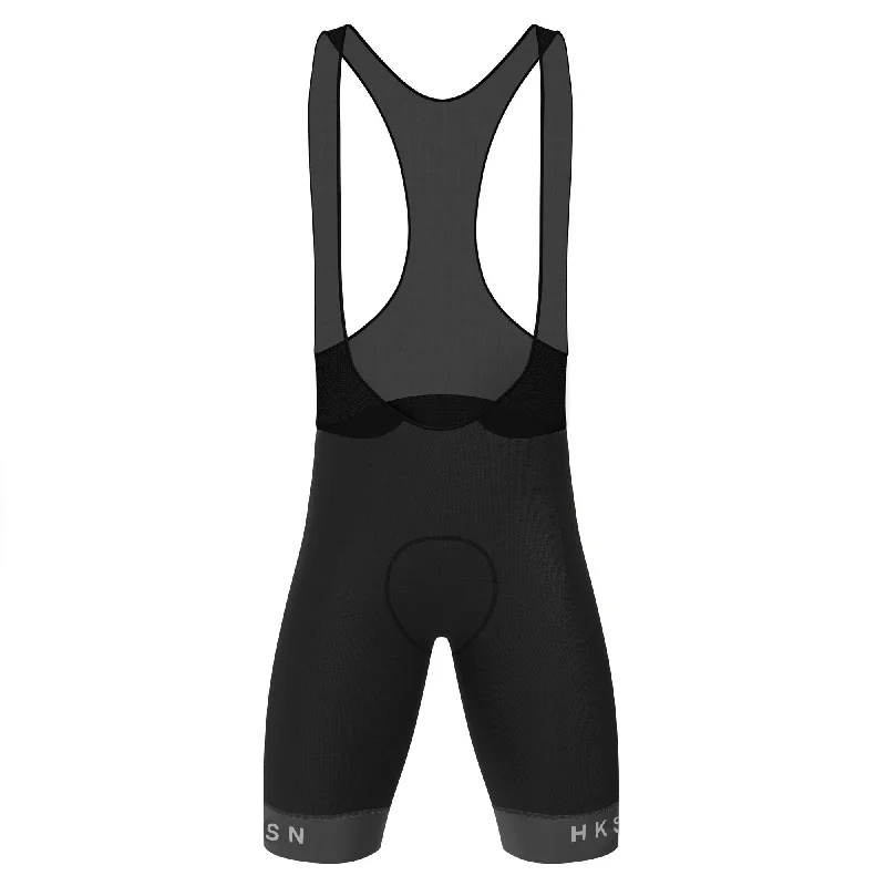 Gym Training Shorts-Men's Elite 'Pro-Black' Bib Shorts