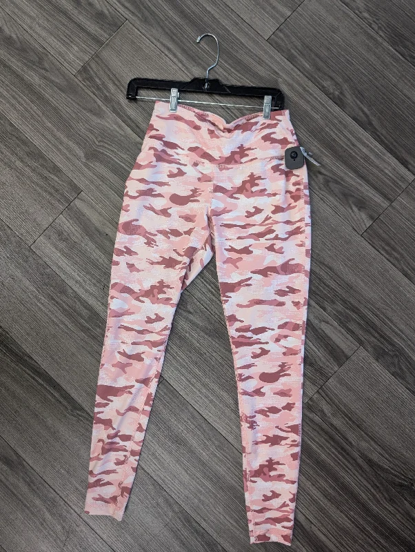 Soft Knit Pants-Athletic Pants By Zelos In Pink, Size: S