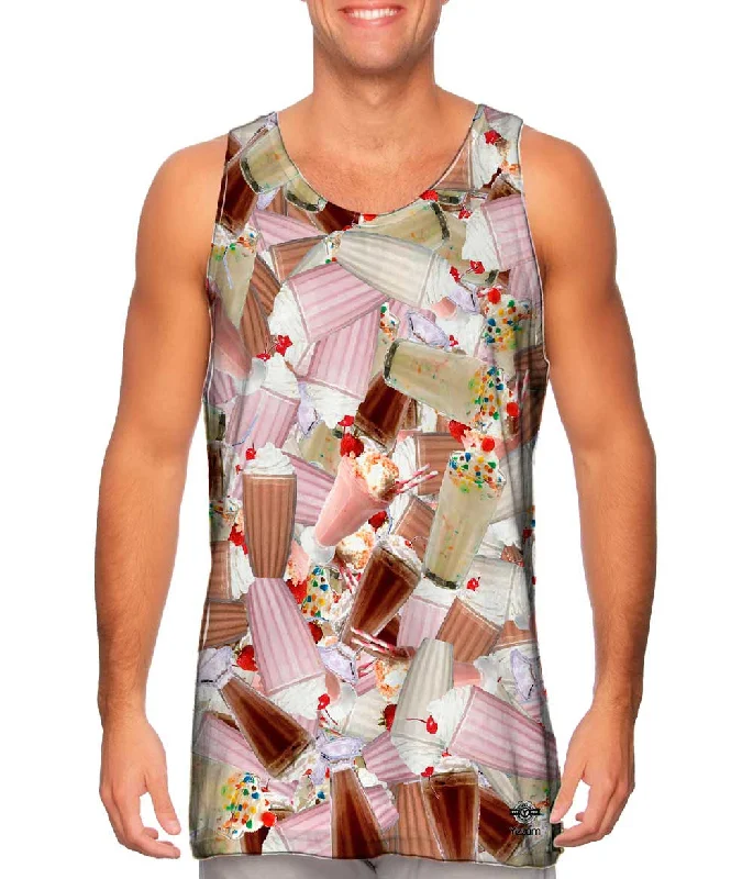 Sleeveless Beach Top-Milkshake Afternoon Jumbo