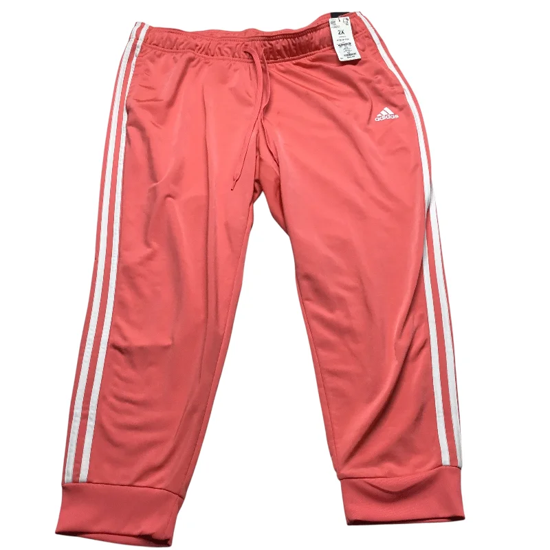 Outdoor Cargo Trousers-Athletic Pants By Adidas In Coral, Size: 2x