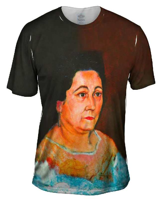 Motivational T-Shirt-Salvador Dali - "Portrait of the Artists Mother" (1920)