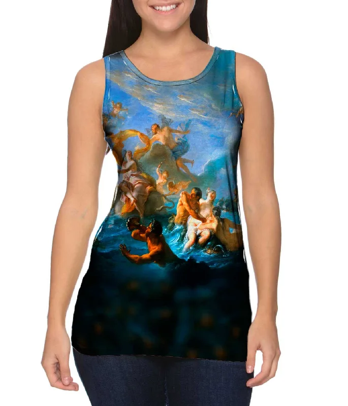 Soft Cotton Tank-Nicolas Coypel - "The Abduction of Europa"