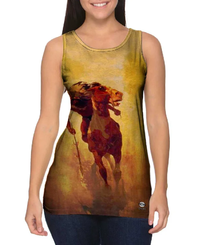 Stretchy Sports Vest-Newell Convers Wyeth - "The Indian Lance"