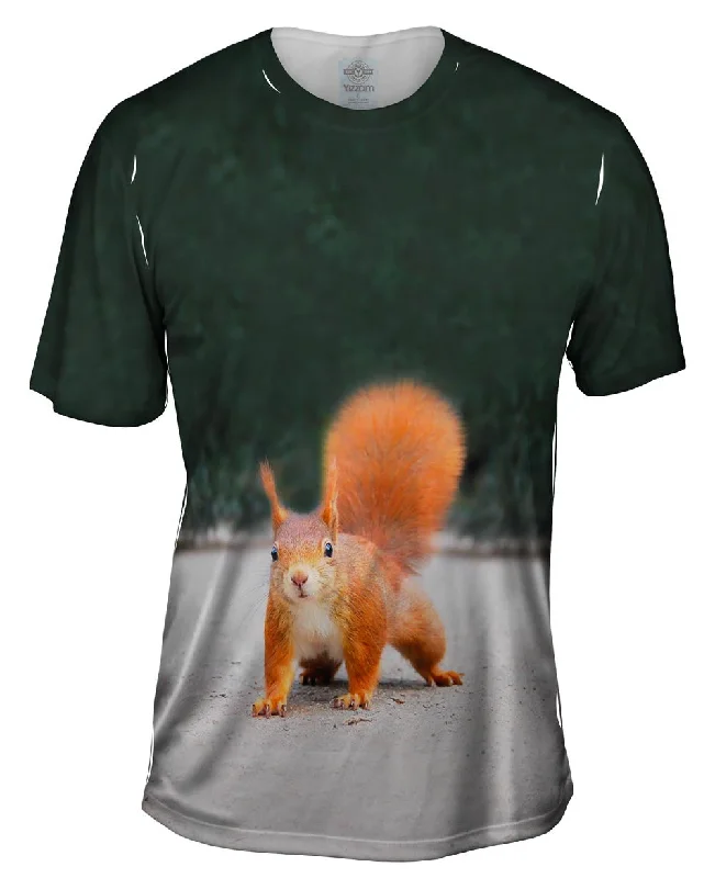 Camping T-Shirt-Hungry Squirrel