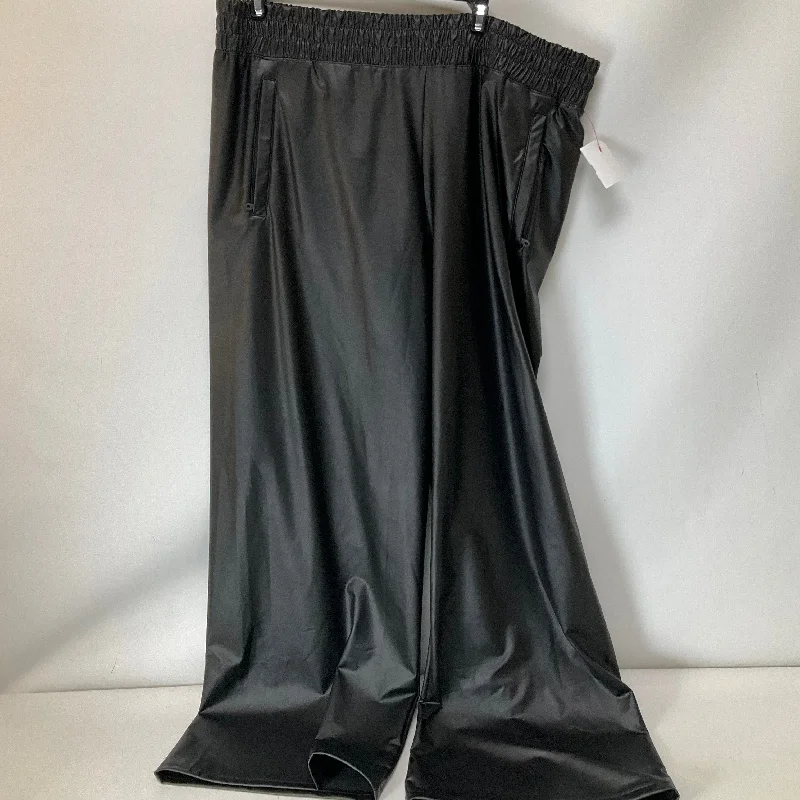 High-Waisted Palazzo Pants-Athletic Pants By Aerie In Black, Size: Xl