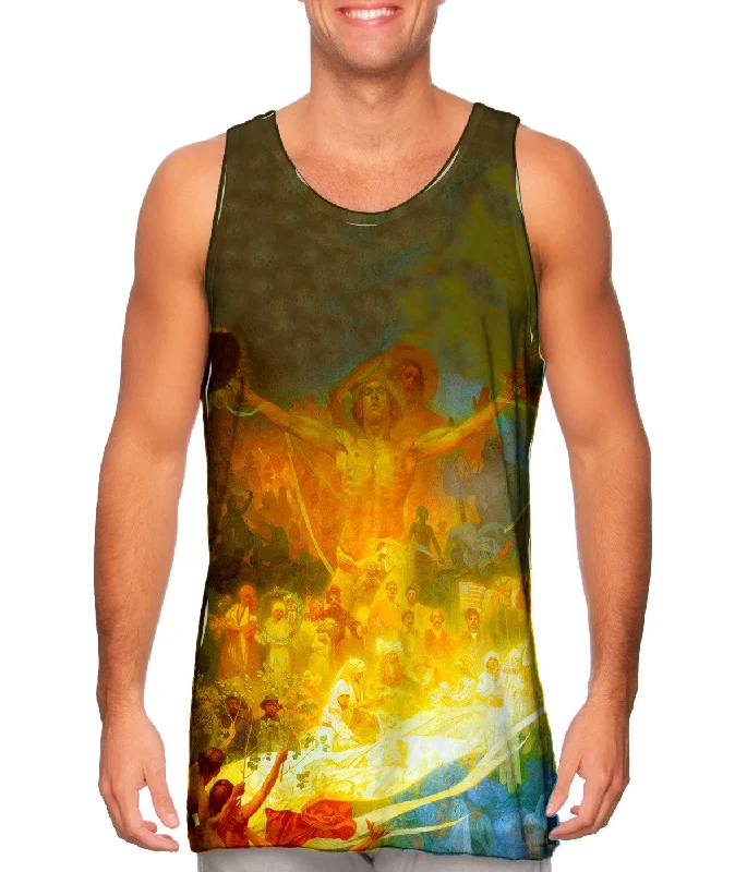 Fitness Training Vest-Mucha - "The Apotheosis of the Slavs"