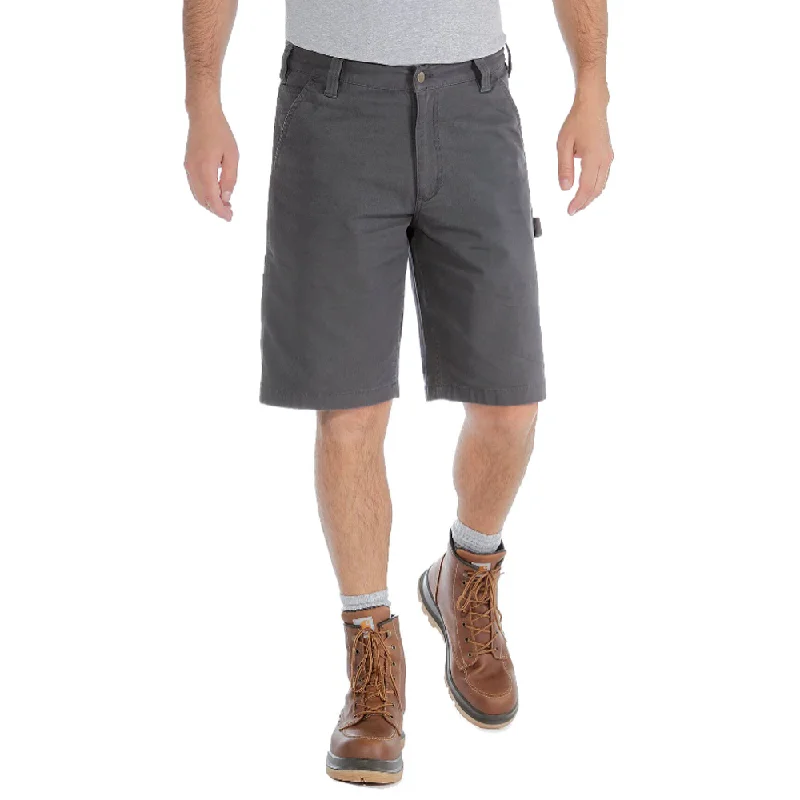 Comfortable Lounge Shorts-Carhartt 103652 Rugged Flex™ Relaxed Fit Canvas Utility Work Short