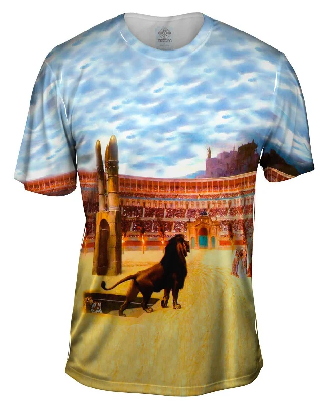 Graffiti Style T-Shirt-Jean-Leon Gerome - "Christian Martyrs Last Prayer" (1883)