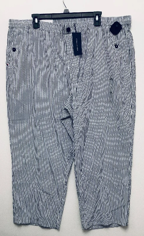 Breathable Running Pants-Pants Other By Tommy Hilfiger In Striped Pattern, Size: Xxl