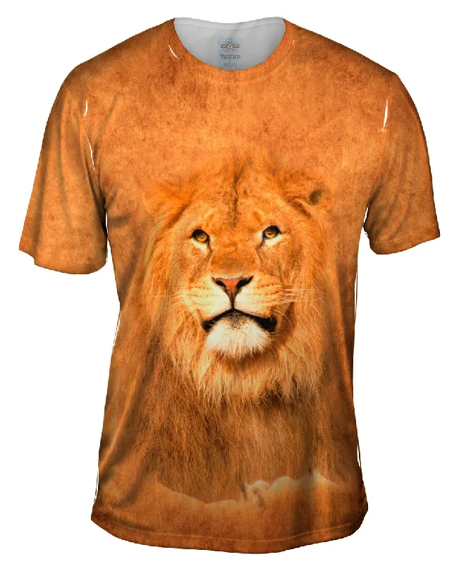 Nature Lover T-Shirt-Serious Lion Pose