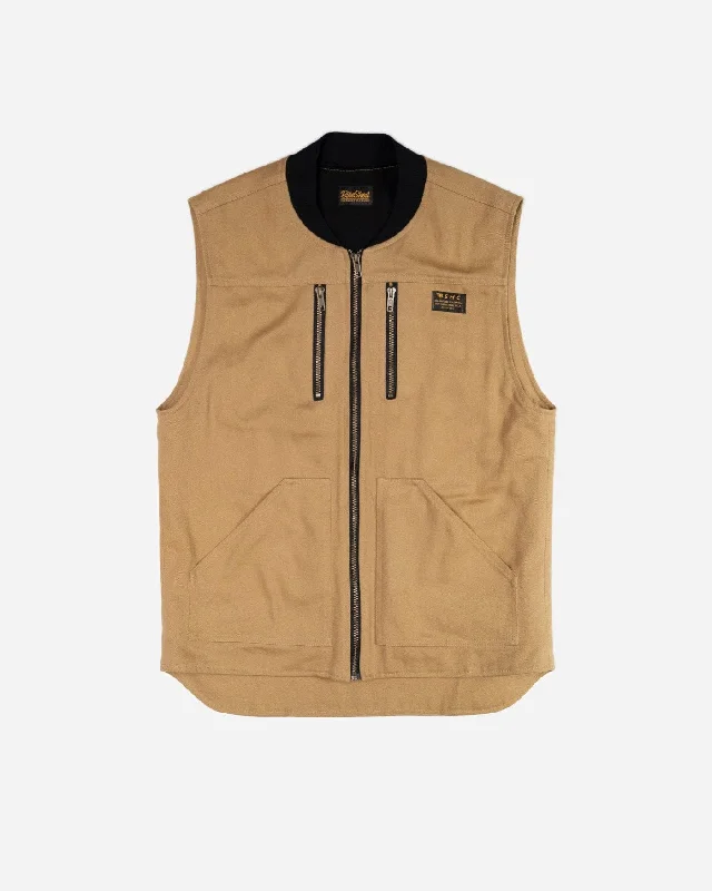 Classic Fleece Jacket-BSMC Utility Vest - Tan