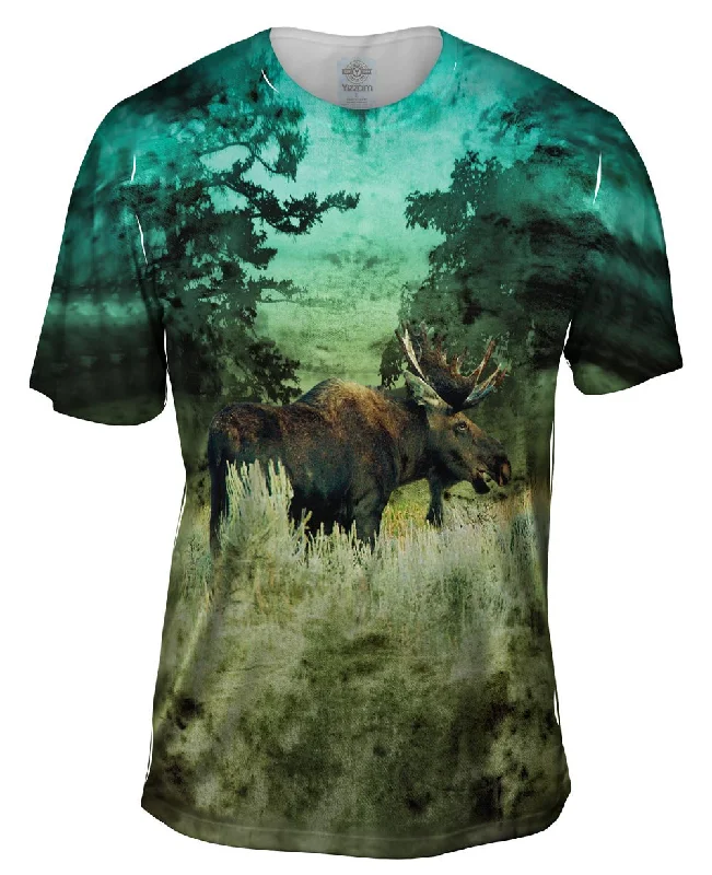 Cool Graphic T-Shirt-Lone Moose