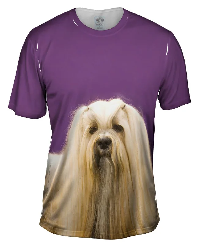 Funny Sayings T-Shirt-Long Haired Maltese Beauty