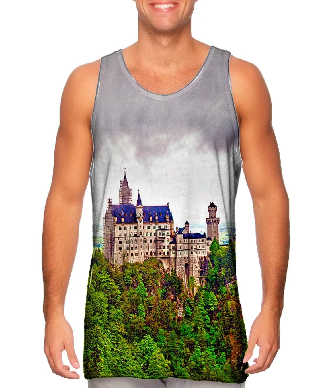 Trendy Crop Tank-Neuschwanstein Castle