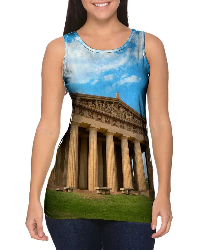 Casual Ribbed Tank-Parthenon Greece