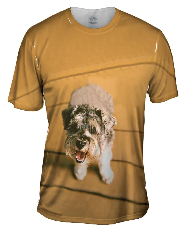 Superhero T-Shirt-Mini Schnauzer Barking