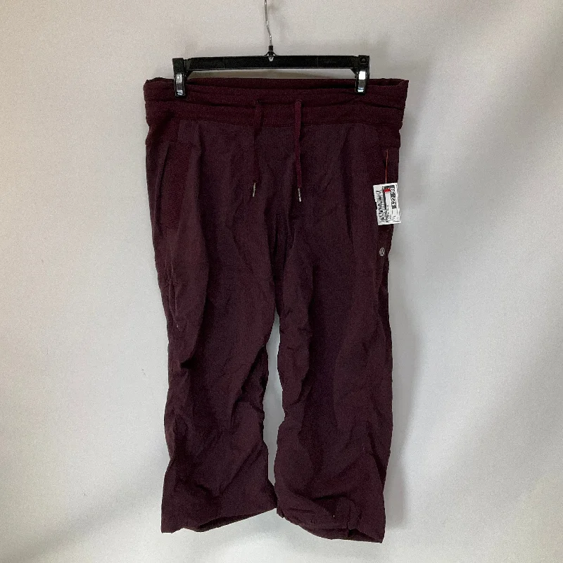 Breathable Outdoor Pants-Athletic Pants By Lululemon In Purple, Size: 6