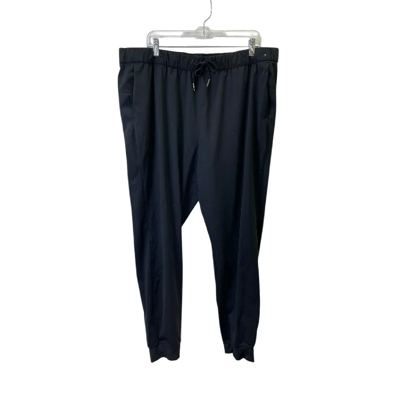 Slim Fit Trousers-Athletic Pants By Members Mark In Black, Size:1X