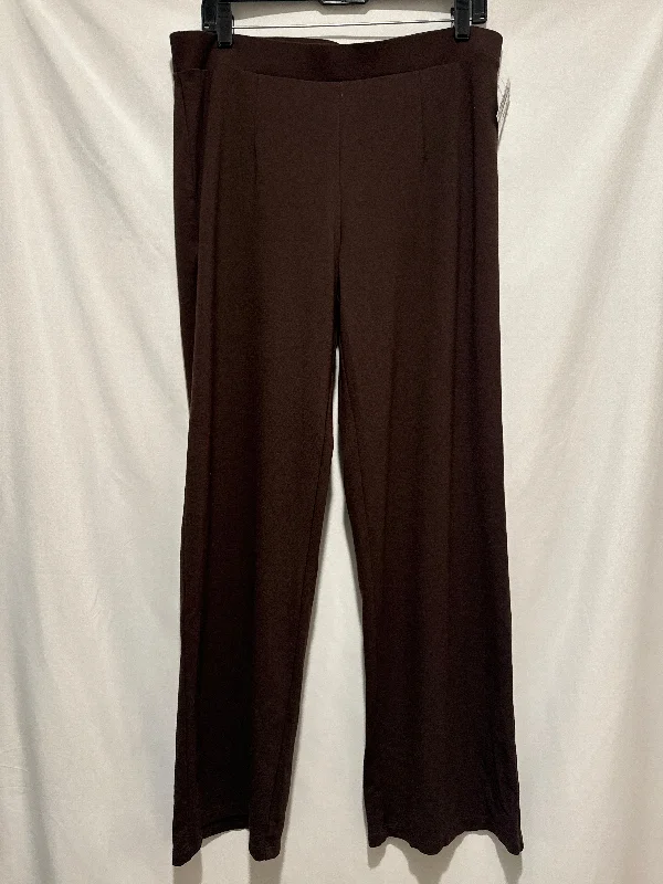 Casual Denim Pants-Pants Lounge By Passport In Brown, Size: Xl