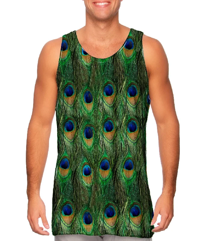 Outdoor Hiking Vest-Peacock Feathers