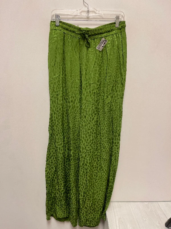 Classic Straight Leg Pants-Pants Wide Leg By Clothes Mentor In Green, Size: L