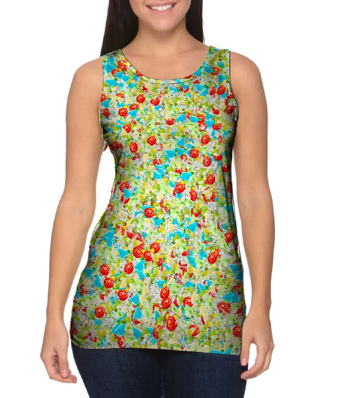 Relaxed Fit Sleeveless Shirt-Margarita Sunrise