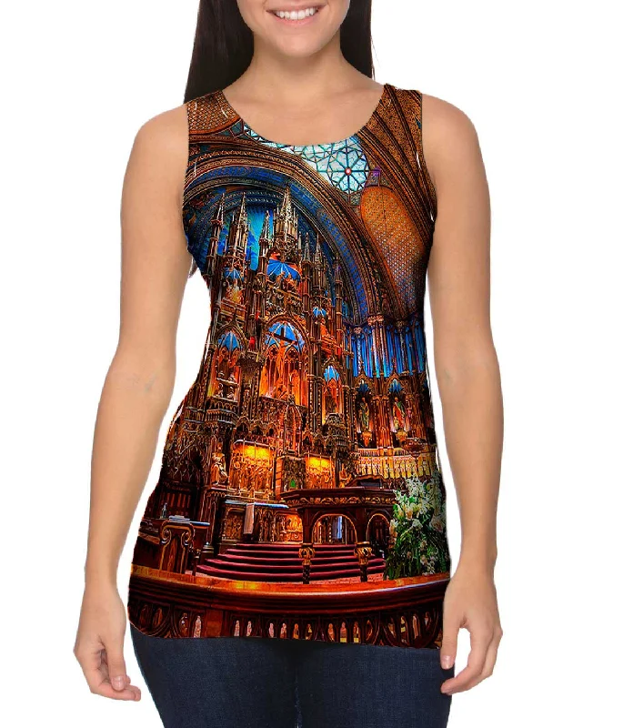 Summer Beach Tank-Notre Dame Cathedral Indoors