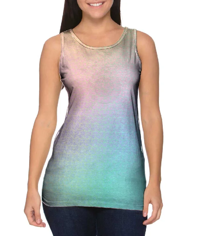 Fashion Tank Vest-Paisley Sunrise