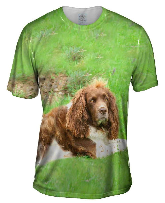 Fitness Quote T-Shirt-Lazy Cocker Spaniel