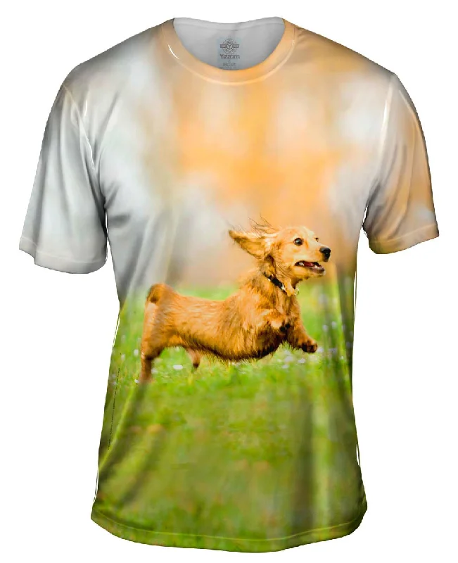 Cool Graphic T-Shirt-Hyper Active Dachshund