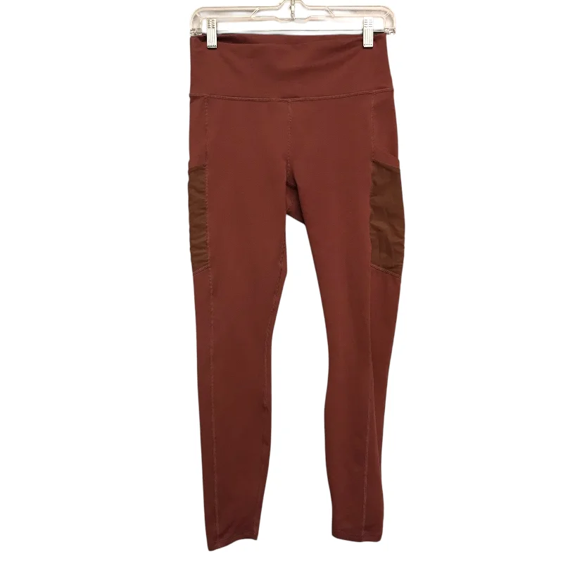 Stretch Denim Trousers-ATHLETIC PANTS by FABLETICS In BROWN, Size: M