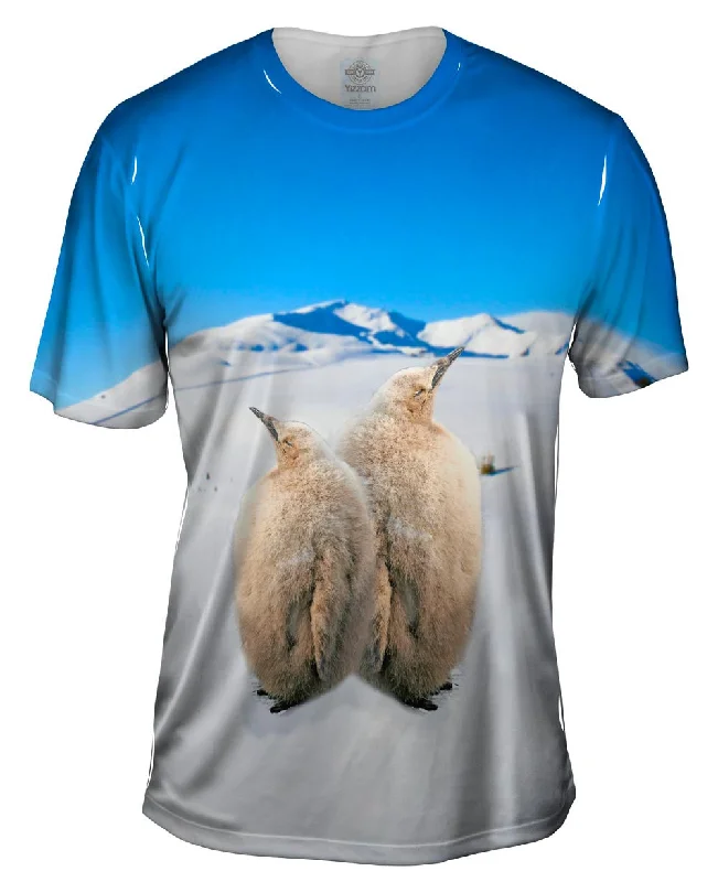 Artistic Design T-Shirt-Soft Young Penguins