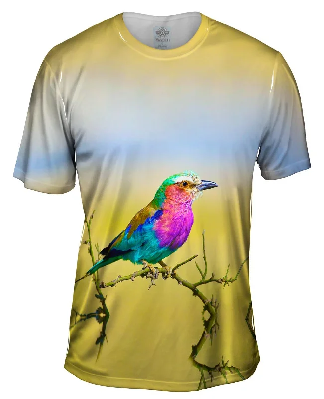 Football Graphic T-Shirt-Roller Bird