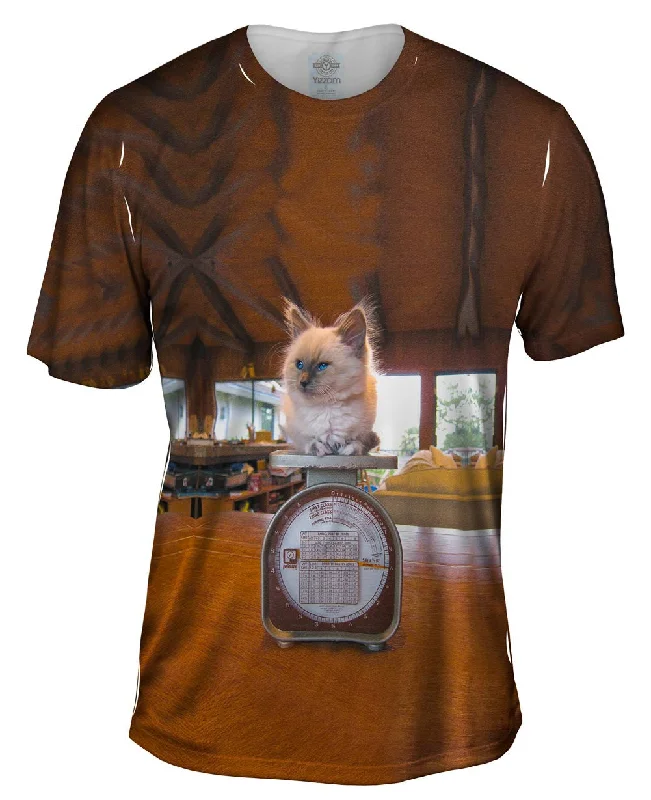 Retro Design T-Shirt-Heavy Weight Boxer Kitty Cat