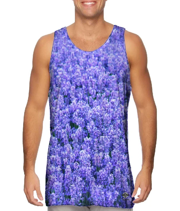 Relaxed Fit Muscle Tank-Norfolk Lavender