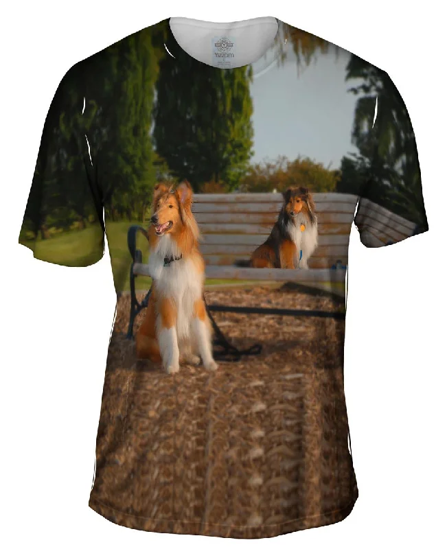 Bold Design T-Shirt-Handsome Border Collie