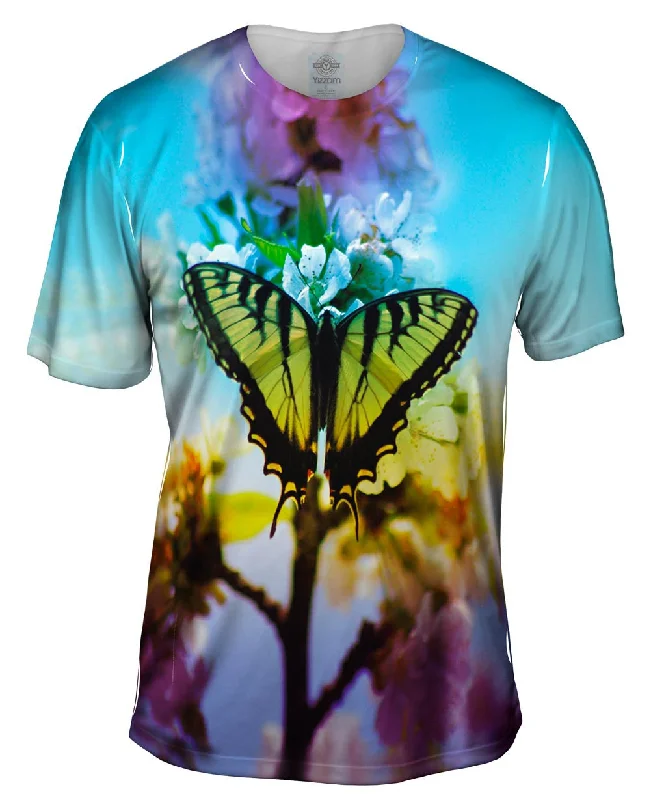 Basketball Graphic T-Shirt-Lite Butterfly