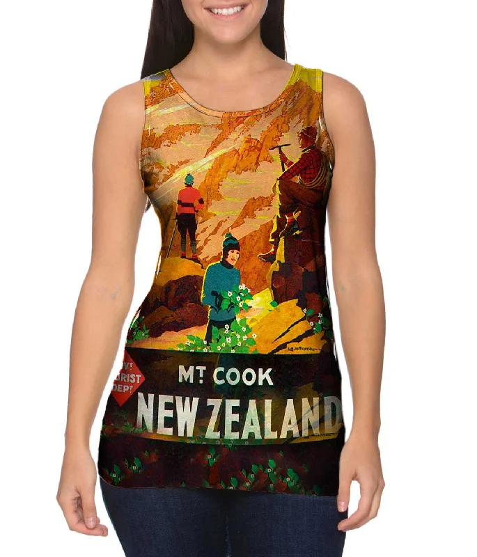 Trendy Racerback Vest-New Zealand Mount Cook 037