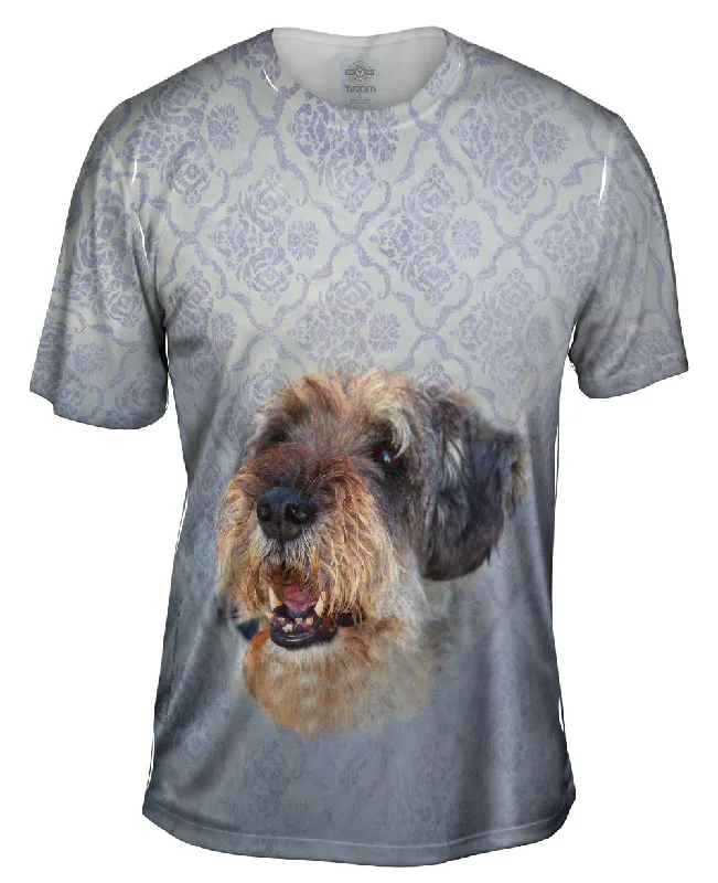 Skateboard Graphic T-Shirt-Smiling Decorator Puppy