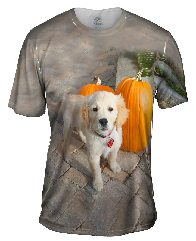 Surf Style T-Shirt-Halloween Pumpkin Puppy