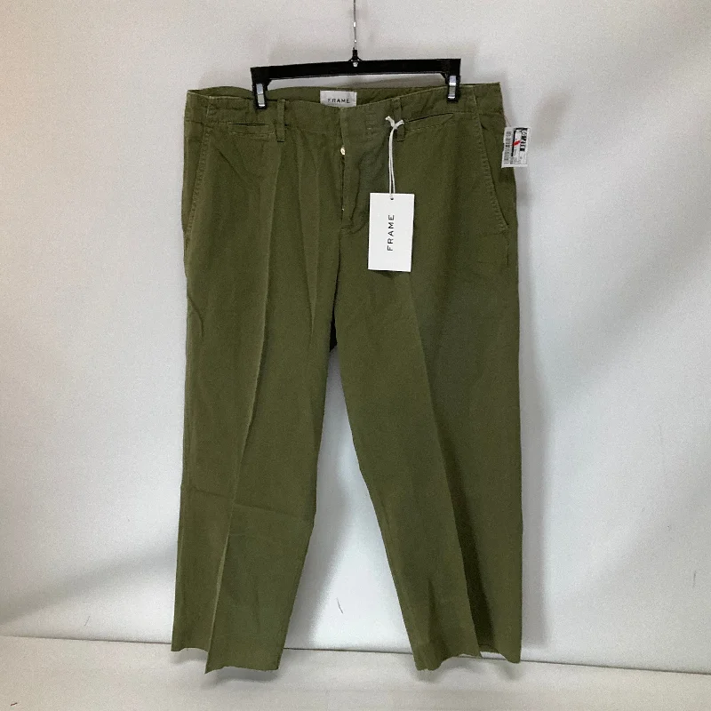 Sports Jogger Pants-Pants Chinos & Khakis By Frame In Green, Size: 10